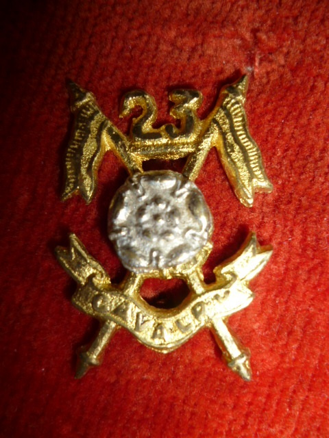 23rd Cavalry F.F. Cap Badge - Indian Army